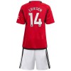 Original Trikotsatz Manchester United Eriksen 14 Heimtrikot 2023-24 Für Kinder